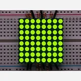 Small 1.2 8x8 Ultra Bright Yellow-Green LED Matrix [KWM-30881CUGB] - Image 1