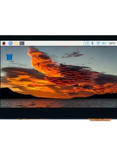 4.3inch QLED Display, DSI Interface, 800 × 480, Integrated Structure, Toughened Glass Panel