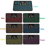 Raspberry Pi 3/2B/Zero Mini Portable 2.4GHz Wireless Touchpad Keyboard with Backlight - Image 7