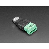 USB-A Female Socket to 5-pin Terminal Block - Image 1