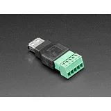 USB-A Female Socket to 5-pin Terminal Block - Image 1