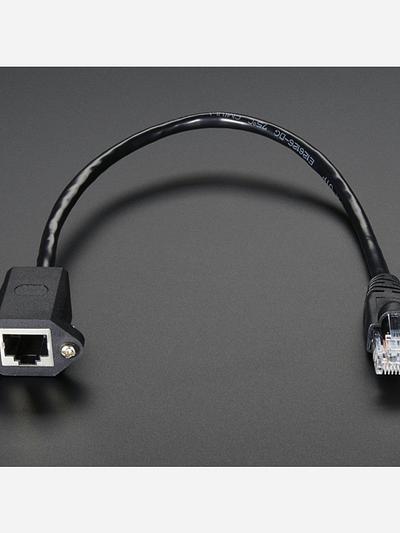 Panel Mount Ethernet Extension Cable
