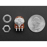 Panel Mount 10K Dual Log Potentiometer w/ On-Off Switch [10K Dual Log w Switch] - Image 4