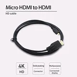 Micro HDMI to HDMI HD Video Cable for Raspberry Pi 4 - Image 3