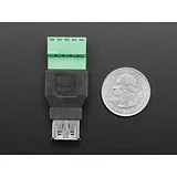 USB-A Female Socket to 5-pin Terminal Block - Image 3
