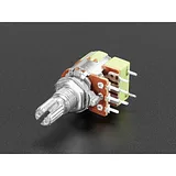 Panel Mount 10K Dual Log Potentiometer w/ On-Off Switch [10K Dual Log w Switch] - Image 2