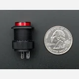 16mm Illuminated Pushbutton - Red Latching On/Off Switch - Image 3