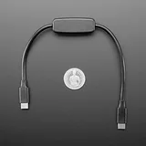 USB Type C Sync Data Cable with On-Off Switch - 28cm long - Image 5