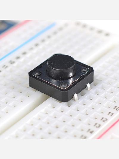 Tactile Switch Buttons (12mm square, 6mm tall) x 10 pack