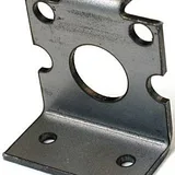 Solarbotics GMB28 (GM2/GM8 Gear Motor Bracket, Laser-Cut Steel) - Image 1