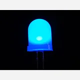 Diffused Blue 10mm LED (25 pack) - Image 1