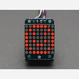 Adafruit Mini 0.7 8x8 LED Matrix w/I2C Backpack - Red - Image 2