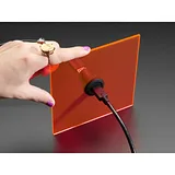 USB C Jack to USB A Jack Round Panel Mount Adapter - Image 3