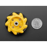 Right Mecanum Wheel - 48mm Diameter - TT Motor or Cross Axle - Image 4