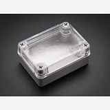 Small Plastic Project Enclosure - Weatherproof with Clear Top - Image 1