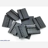 0.1 (2.54mm) Crimp Connector Housing: 1x8-Pin 10-Pack - Image 2