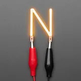 Alphabet LED Filament - Warm White Letter "N" - Image 1