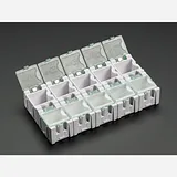 Tiny Modular Snap Boxes - SMD component storage - 10 pack [White] - Image 2