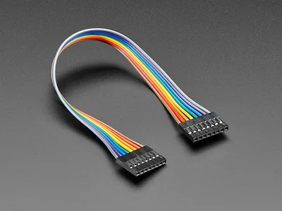 2.54mm 0.1" Pitch 8-pin Jumper Cable - 20cm long