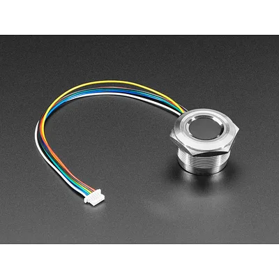 Rugged Panel Mount Fingerprint Sensor with Bi-Color LED Ring - R503