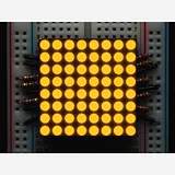 Small 1.2 8x8 Ultra Bright Yellow-Orange LED Matrix [KWM-30881CUYB] - Image 2