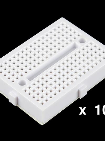 Bulk 10 x Breadboard - Mini Modular (White)