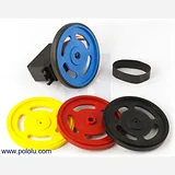 2-5/8" plastic Yellow wheel Futaba servo hub - Image 3
