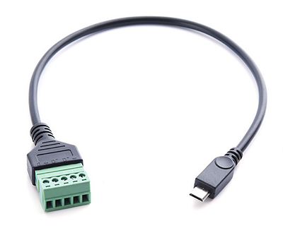 Micro-USB to 5Pin Terminal 30cm
