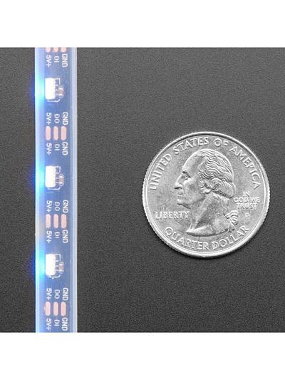 Adafruit NeoPixel LED Side Light Strip - Black 60 LED