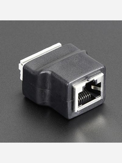 Ethernet RJ45 Female Socket Push-Terminal Block