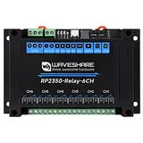 RP2350 6-Channel Industrial Relay Module – RS485/Pico HAT, Rail-Mount, Isolation Protection - Image 2