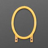 Alphabet LED Filament - Warm White Letter "O" - Image 2