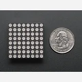 Small 1.2 8x8 Ultra Bright Yellow-Orange LED Matrix [KWM-30881CUYB] - Image 4