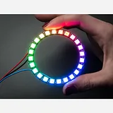 Adafruit NeoPixel Ring - RGB LED w/ Integrated Drivers - 24 pixel - Image 1