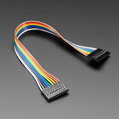 2.54mm 0.1" Pitch 9-pin Jumper Cable - 20cm long