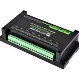 Dual Ethernet 8-Channel Relay Module – PoE, Modbus RTU, Rail-Mount - Image 1
