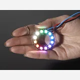 NeoPixel Ring - 12 x 5050 RGBW LEDs w/ Integrated Drivers - Cool White - ~6000K - Image 2