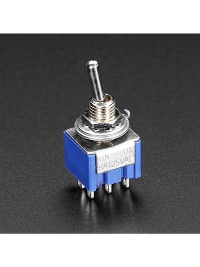 Mini Panel Mount DPDT Toggle Switch