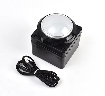 Big Game Button with Enclosure 100mm USB White