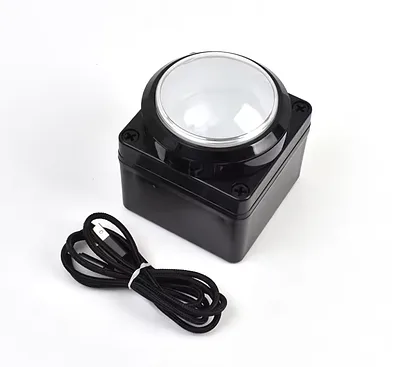 Big Game Button with Enclosure 100mm USB White