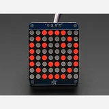Adafruit Small 1.2 8x8 LED Matrix w/I2C Backpack - Red - Image 2