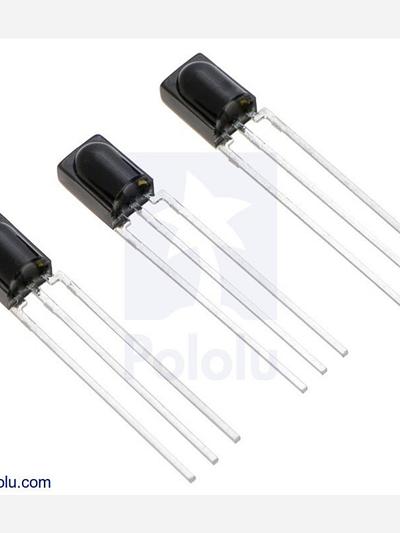 Vishay TSSP58038 IR Detector Module, 38kHz, Fixed Gain (3-Pack)