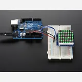 Small 1.2 8x8 Bright Square LED Matrix + Backpack - Green - Image 3