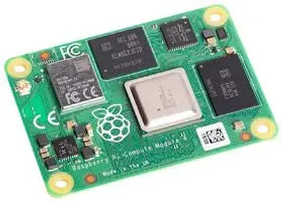 Raspberry Pi Compute Module 4, 4GB RAM, 8GB eMMC, Wireless, BCM2711, ARM Cortex-A72