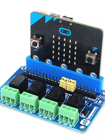 Relay Bit - 4 Channel 3V Relay Board for micro:bit