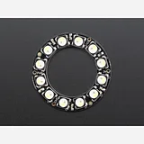 NeoPixel Ring - 12 x 5050 RGBW LEDs w/ Integrated Drivers - Cool White - ~6000K - Image 4