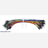 Premium Jumper Wire 50-Piece Rainbow Assortment M-M 6 - Image 1