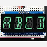 Quad Alphanumeric Display - Pure Green 0.54 Digits w/ Backpack - Image 1