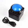 Big Game Button with Enclosure 100mm USB Blue