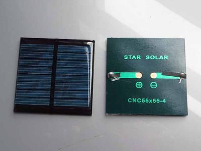 4V 60mA Solar Panel 55x55mm